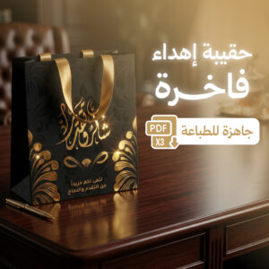 حقيبة إهداء فاخرة | Gold Foil
